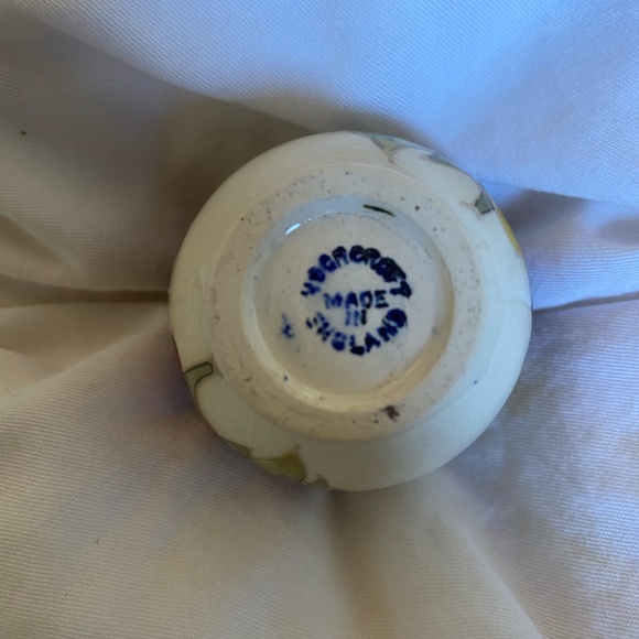 Moorcraft England Miniature Round Pottery Vase Hibiscus - Picture 5 of 5